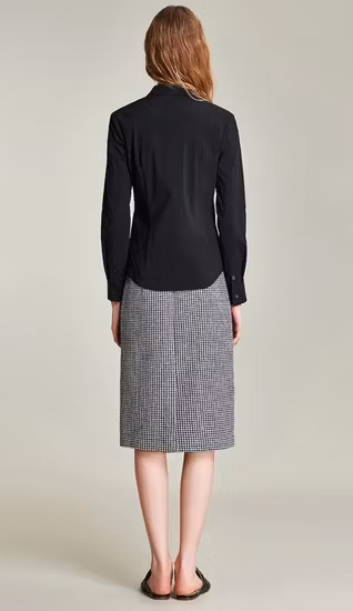 Camisas femininas de algodão para escritório femininas personalizadas de fábrica